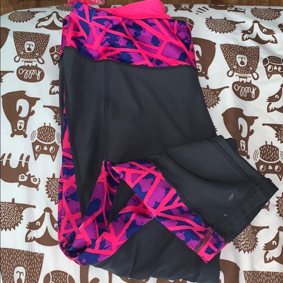 Pink n Gray leggings - Picture 1 of 1